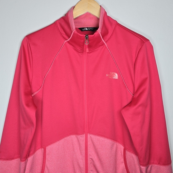 The North Face Women's 100 Confer Pink Full Zip Up Jacket Athleisure Outdoor XL - Picture 6 of 16